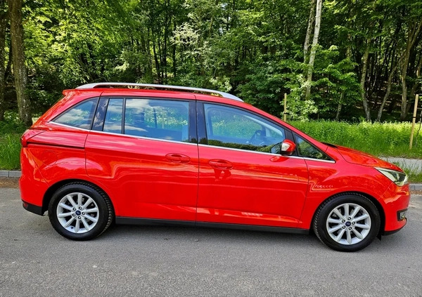Ford Grand C-MAX cena 51900 przebieg: 128000, rok produkcji 2017 z Elbląg małe 667